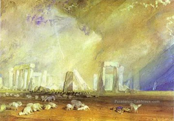 Stonehenge Turner Peinture à l'huile